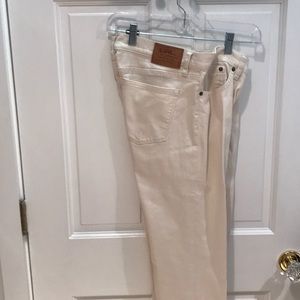 Ralph Lauren cream colored jeans